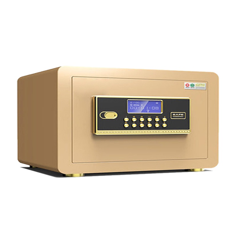 榭邦 品质保险柜 密码柜家用保险柜 30cm 保险柜 土豪金电子密码