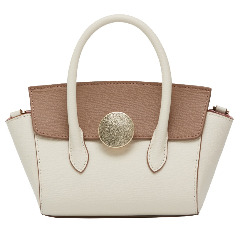 哈森春夏经典撞色时尚磨砂五金锁扣手提斜挎翅膀包HM84509+11