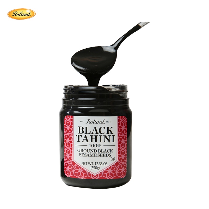Roland罗朗德婴儿有机黑芝麻酱350g宝宝高钙婴儿辅食高钙辅食宝宝拌饭食用添加料儿童调味品