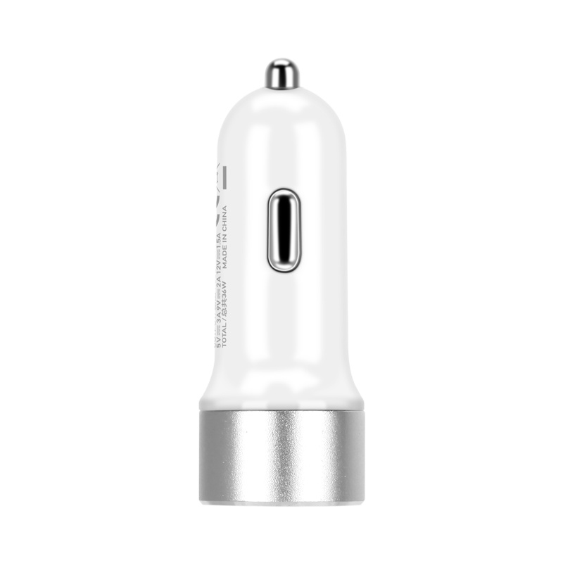 Momax摩米士车载充电器20W苹果PD快充38W骑车点烟器QC3.0闪充车充(38W)白色