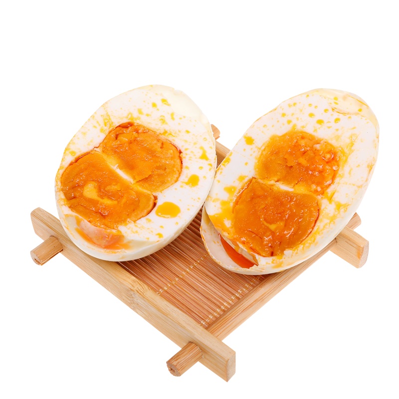 [五个农民] 高邮双黄蛋10枚家庭装 单只约75-80克 黄泥腌制 真空包装 一蛋双黄