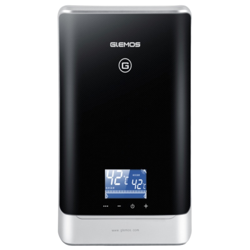 格林姆斯(GLEMOS)GWL-ZL5-75即热式电热水器 智能双调滑屏触摸恒温水电分离变频加热免储水 7500W 黑色