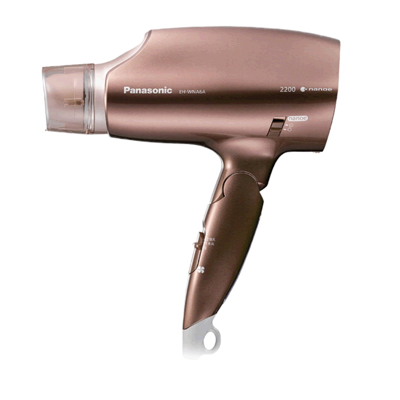 松下（Panasonic）吹风机家用纳米水离子不伤发电吹风2200W大功率吹风筒 EH-WNA6A