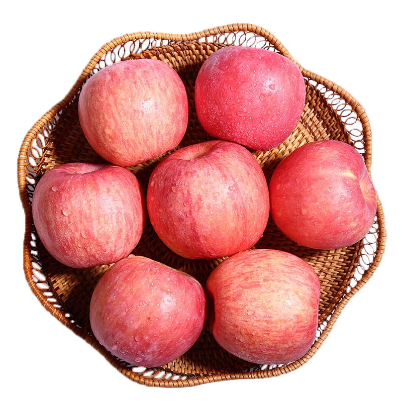 [脆甜多汁]山西高原红富士丑苹果水果冰糖心新鲜当季整箱5-10斤