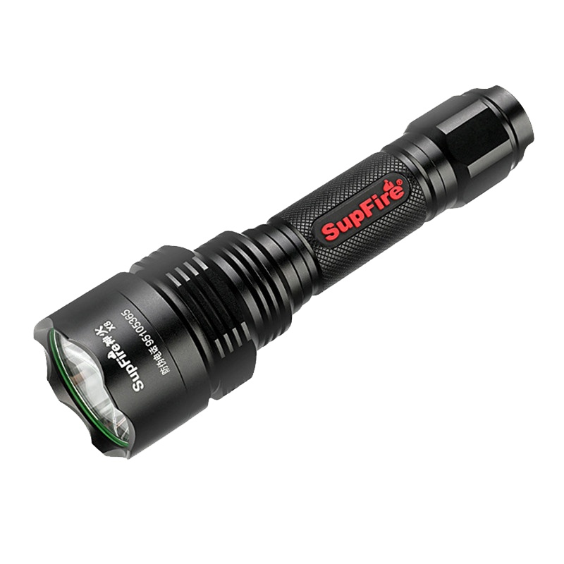 SupFire神火X8强光手电筒超亮可充电多功能超亮户外长续航便携灯充电式远射小家用