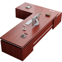 鑫金虎 办公家具老板桌简约现代 大班台总裁桌 经理桌主管桌老板办公桌