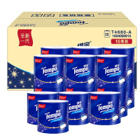 得宝(Tempo) 卷纸 四层160g*16卷卫生纸 有芯卷筒纸巾(新老包装交替发货)