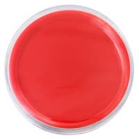 得力deli9863印台蓝色快干印泥圆形印章油油性橡皮章海绵印油办公蓝色5个装