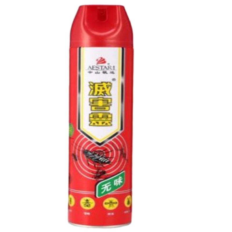 灭害灵 无味家用杀虫水喷雾气雾剂经典红罐 杀蚊子 灭蟑螂 杀苍蝇 跳蚤蚂蚁药除螨百虫灵 600ML