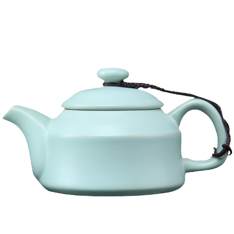唐宏坊 汝窑茶壶陶瓷汝窑茶具小茶壶开片汝瓷功夫茶具红茶泡茶壶单壶款式六