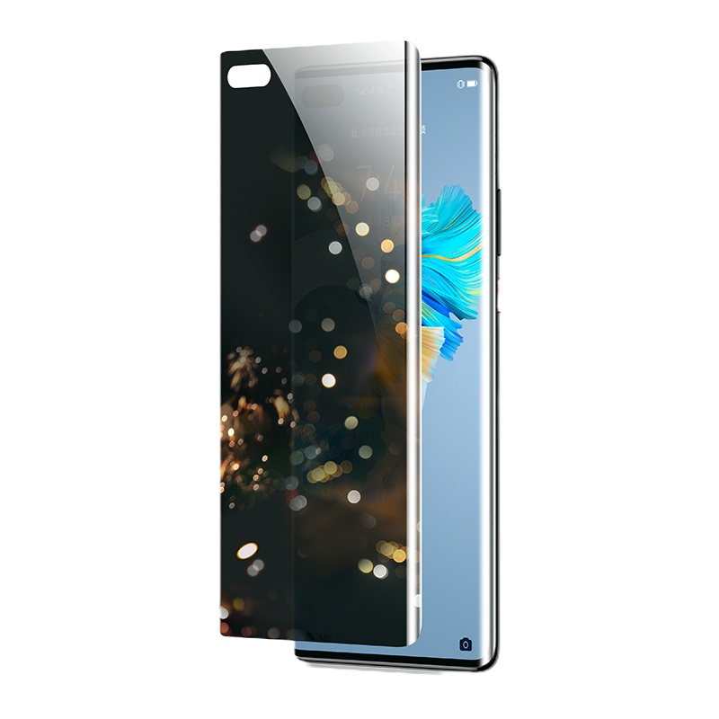 [酷盟667]酷盟华为Mate40pro防窥水凝膜mate40E全包覆盖保时捷手机膜