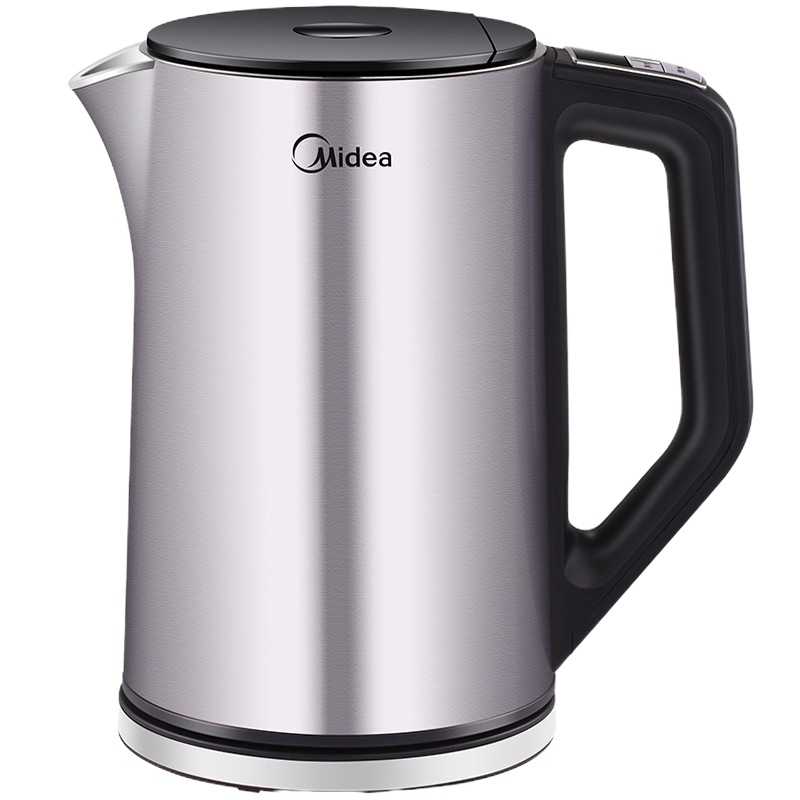 美的(Midea)电水壶HE1504a 1.5L 1.5升家用304不锈钢保温自动断电 办公室烧水壶 bd