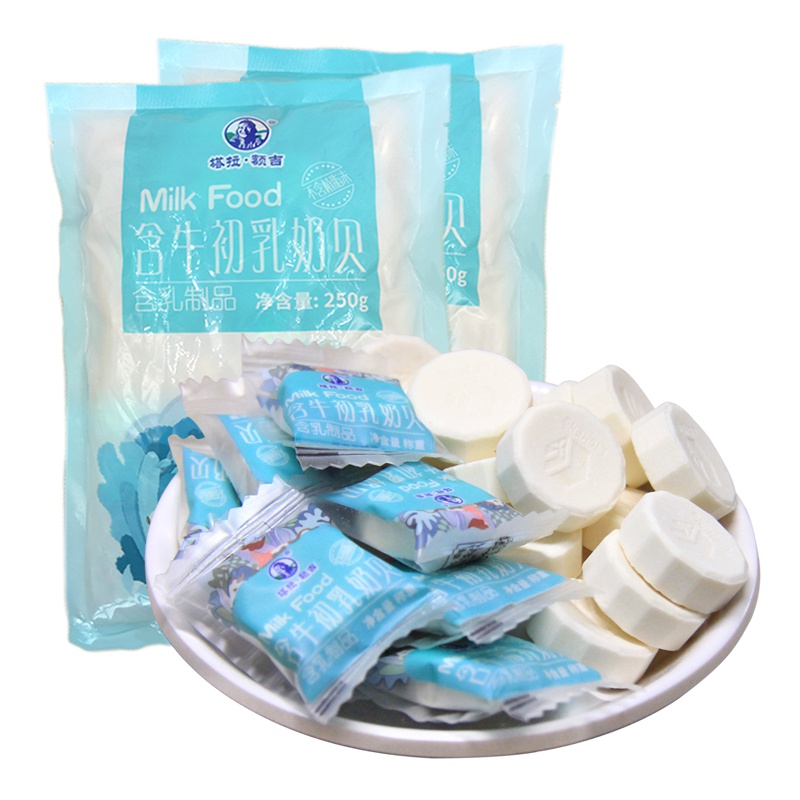 塔拉额吉 含牛初乳奶贝250g*2袋装 单独包装 内蒙古奶贝奶片