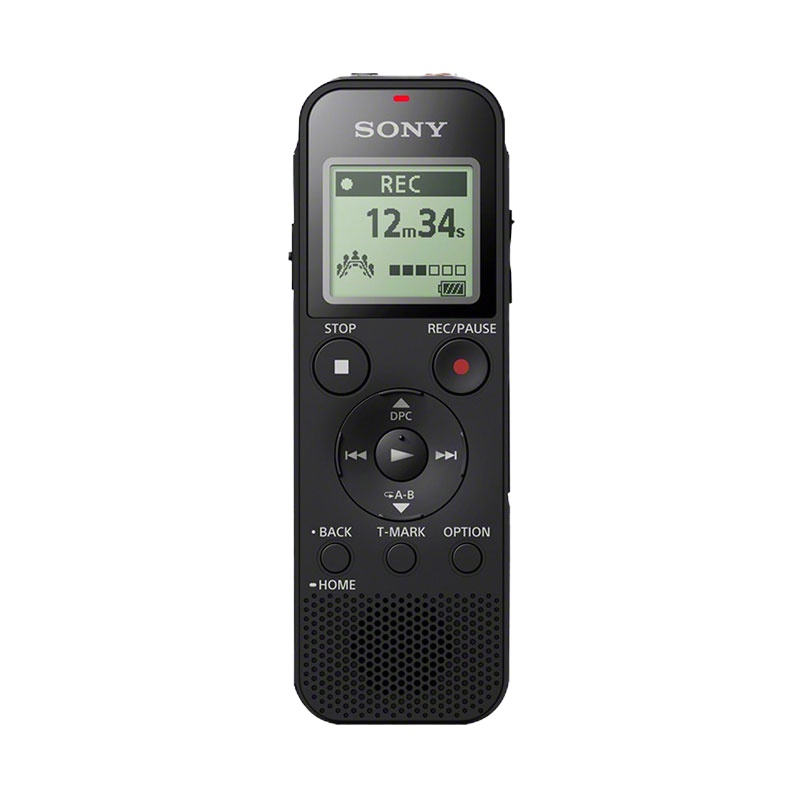 索尼（SONY）ICD-PX470 4G黑色 录音笔支持PCM线性录音 便携式学习商务采访 专业大直径扬声器