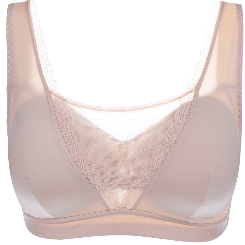 依曼丽睡眠内衣女 薄款防走光抹胸无钢圈零束缚养护文胸