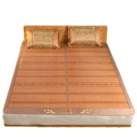 唛乐斯Mallas双面竹席平面光滑无刺毛环保工艺无染色中缝平整易折叠竹席