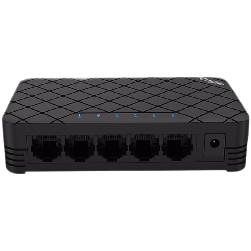 锐捷(Ruijie) 非网管桌面型交换机 企业级 网络分流器 RG-ES05 5口百兆