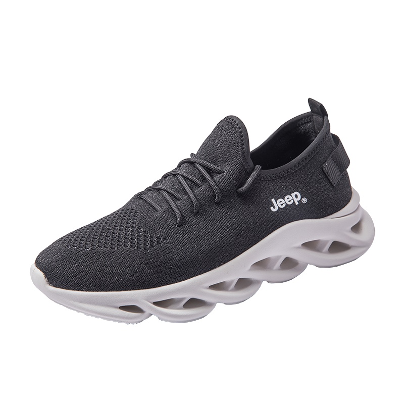 Jeep吉普男鞋轻质网面透气运动休闲鞋男