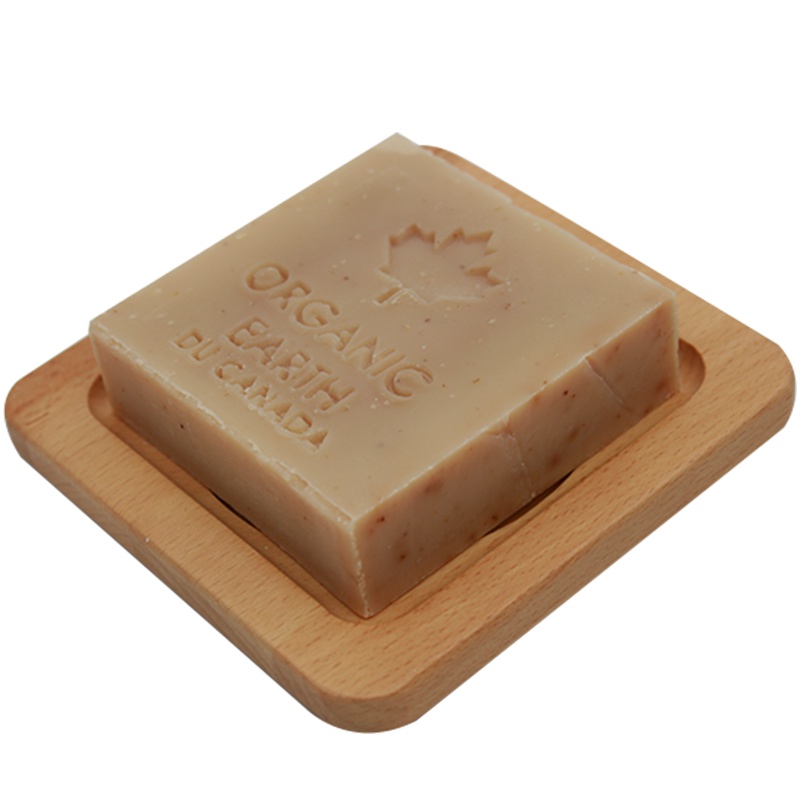 有机地球 茶树&苨苜乳木果油皂25g 深层洁净肌肤祛痘粉刺温和保湿无刺激手工冷法洁面皂 洗脸洗头洗澡