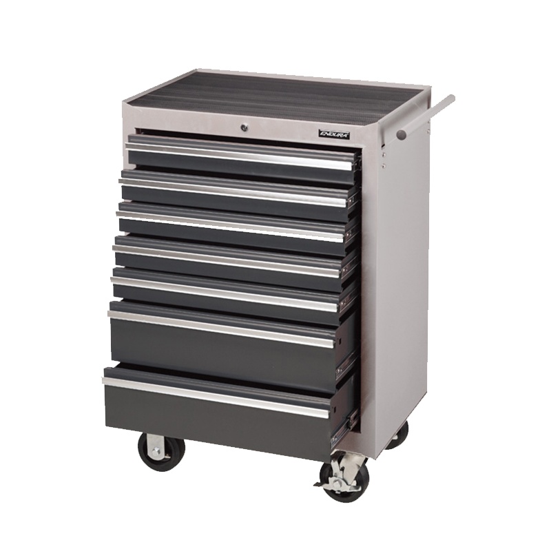 力易得(ENDURA)7抽屉工具车(银灰色) 680*493*851mm E8151A 1个
