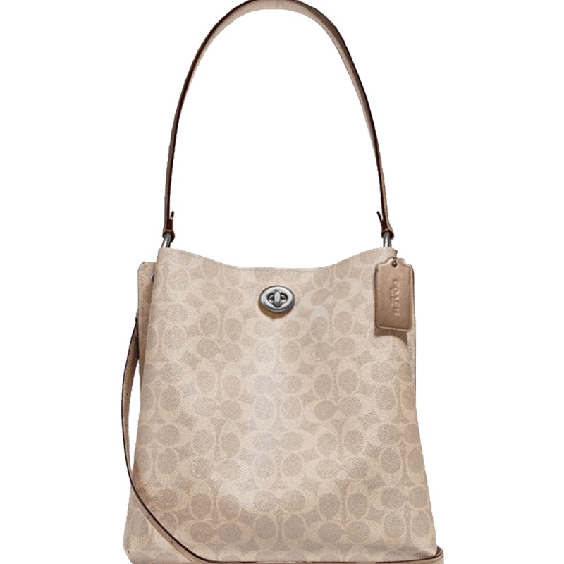 COACH/蔻驰 CHARLIE水桶包 89003 26.5*27*15.5CM牛皮革\PVC