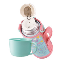 保温用品THERMOS 膳魔师 儿童保温杯 FHO超轻系列 保温保冷两用800mL 粉色 FHO-801WF M-F