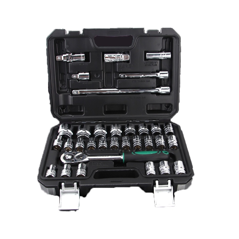 32件套1/2寸 套筒扳手套装重型棘轮扳手套装汽修修理工具 五金多功能维修套装