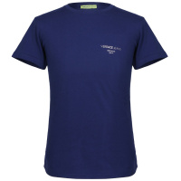 VERSACE JEANS男士蓝色棉质短袖T恤衫B3GTB76R 36610 221