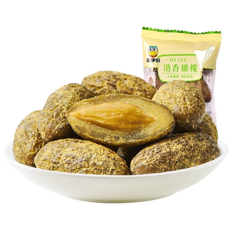 来伊份零食清香橄榄250g蜜饯果脯甘草咸味橄榄办公室小吃 来一份