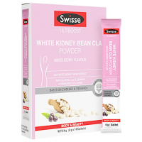 热巴同款Swisse斯维诗抗糖芊盈白芸豆6g*14混合浆果味身体更轻畅
