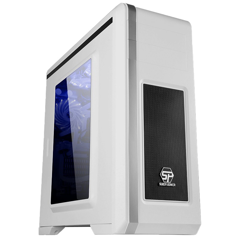 台式主机电脑机箱USB3.0侧透双光驱位多硬盘位