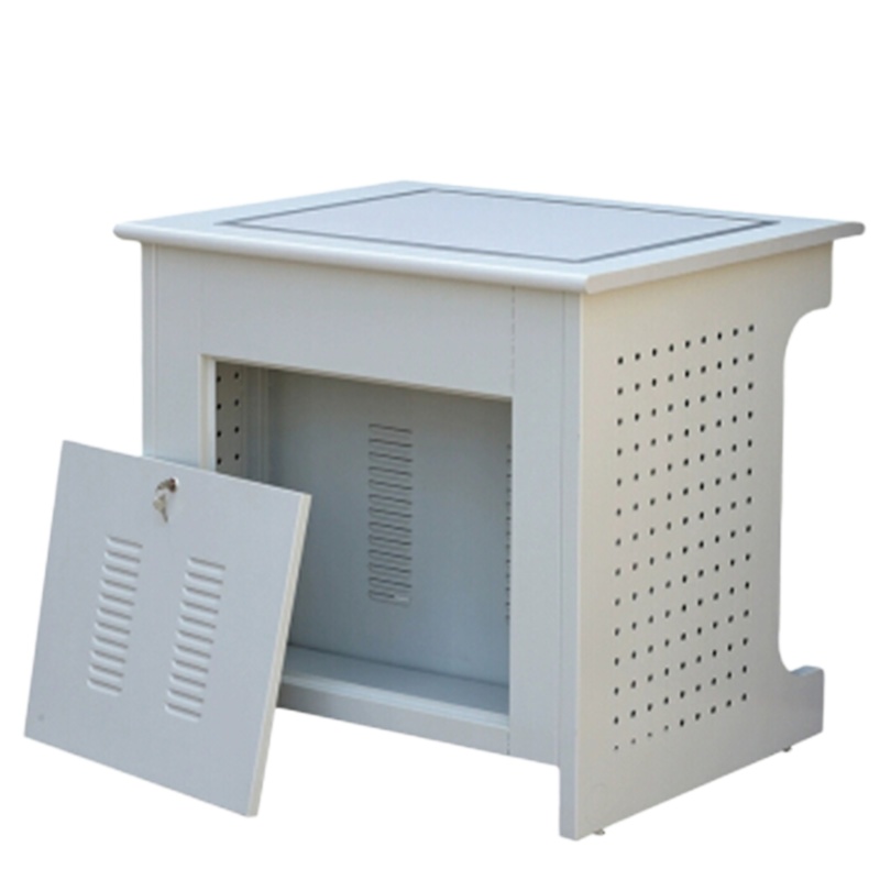 23寸定制显示器钢制电脑翻转桌