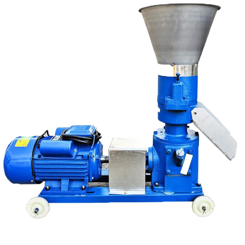 闪电客饲料颗粒机小型家用220v制粒秸秆鸡鱼生物质木屑自制机器养殖设备 125型单机[不含电机]