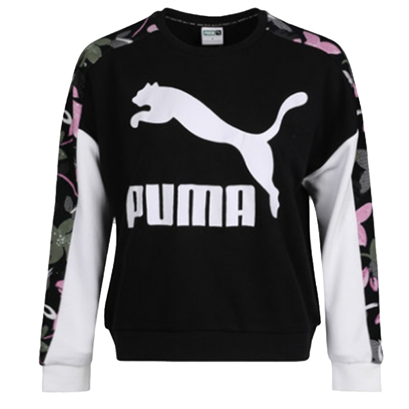 彪马（PUMA）女士圆领套头衫休闲运动卫衣57761001