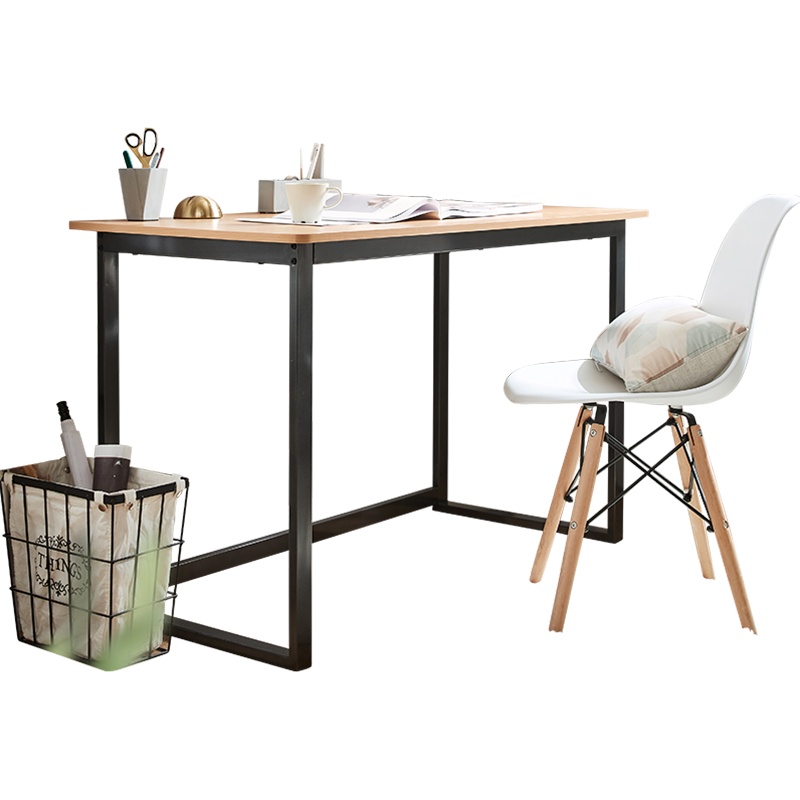 林氏木业现代简约家用卧室电脑桌椅组合单人办公桌书桌套装LS172V1