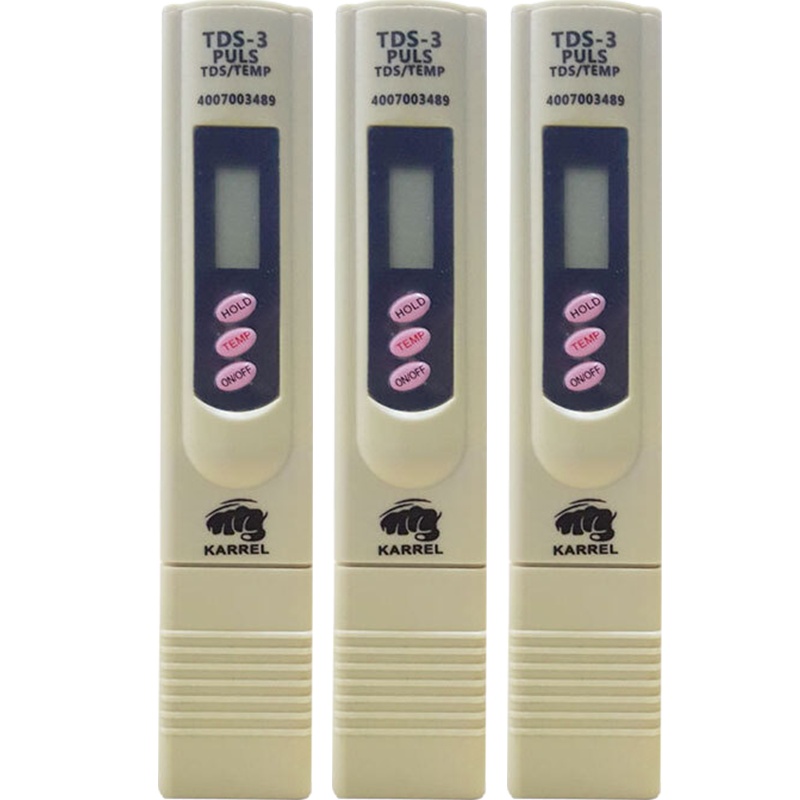 卡雷尔(karrel)TDS-3升级版高精度水质检测笔 家用自来水纯净水质测试笔 只测试纯水机 3支装