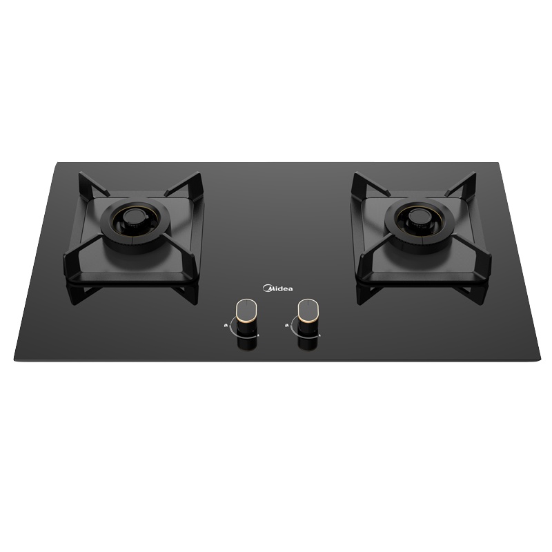 JZT-Q65（天然气） 嵌入式燃气灶 玻璃面板 双炉 一级能效