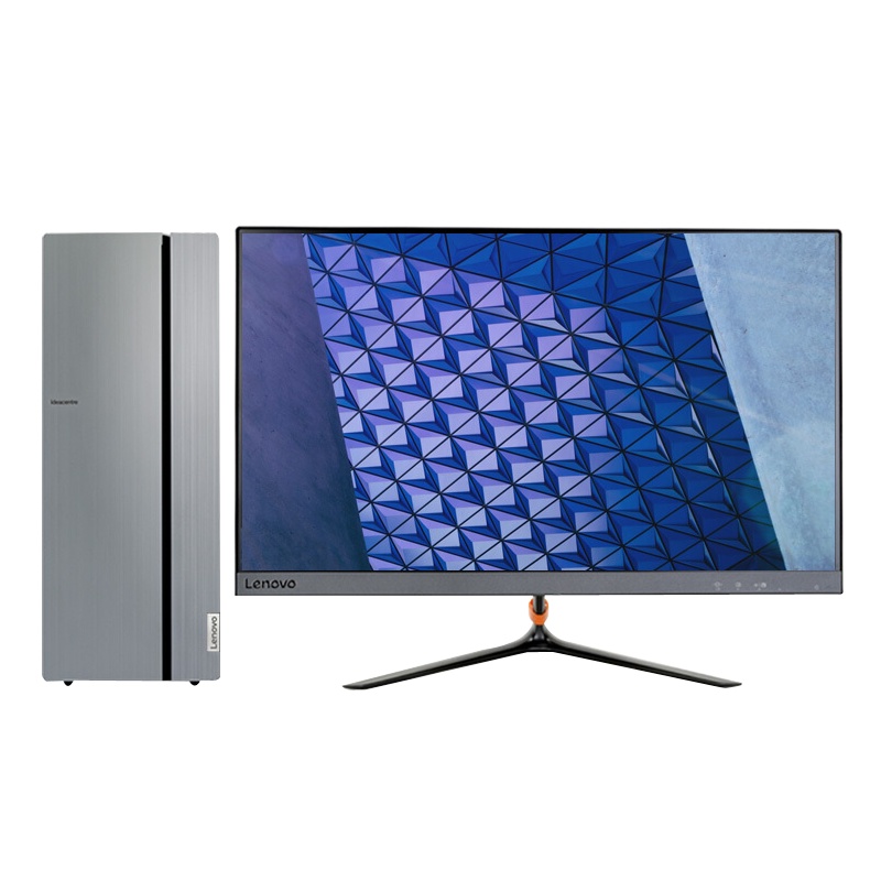 联想(Lenovo)天逸510Pro 商务台式电脑 23英寸显示器(i5-9400F 8G 1T+256G 2G独显)定制