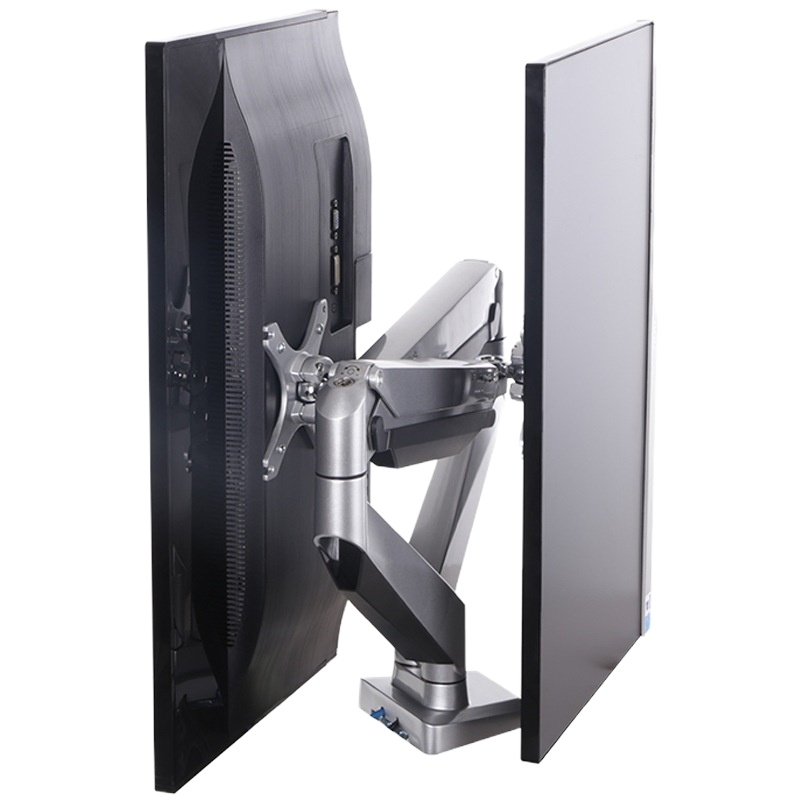 乐歌(Loctek)D7D 双屏显示器支架电视电脑支架 旋转升降伸缩支架 全铝豪华