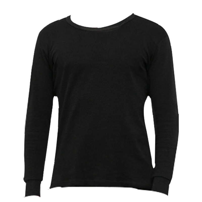 浪莎圆领保暖内衣男士冬季打底情侣棉毛衫全棉秋衣秋裤女纯棉套装