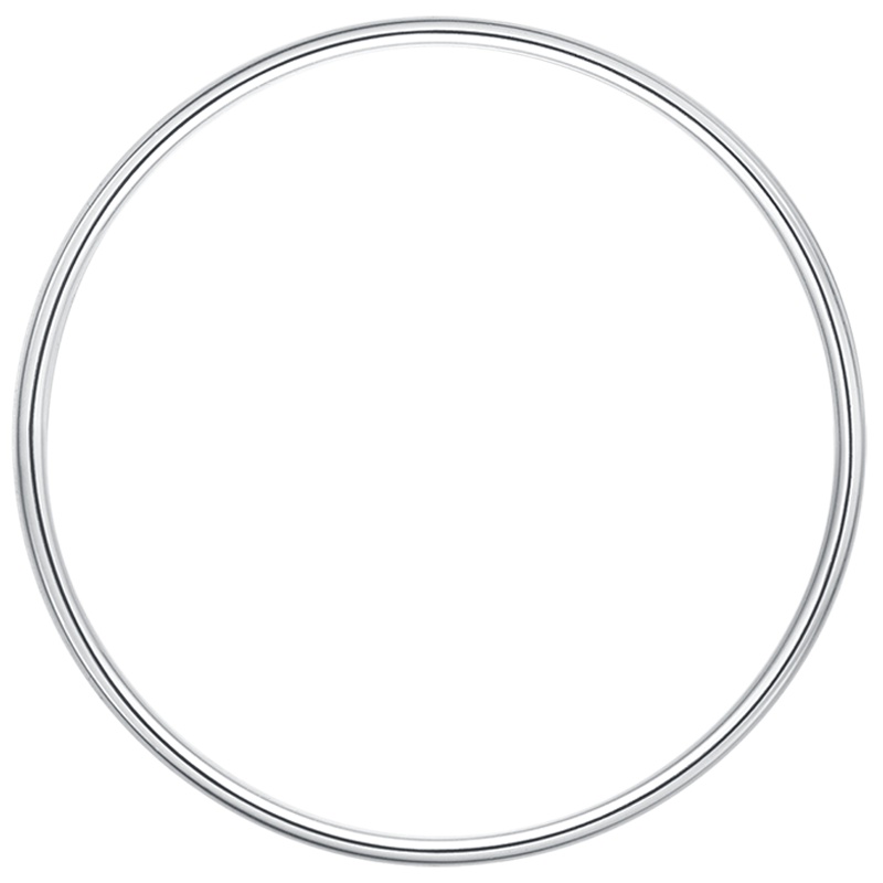 金一 足银S990单圈光圈圆管手镯送女友送妈妈 BFE016 S990 （定价）