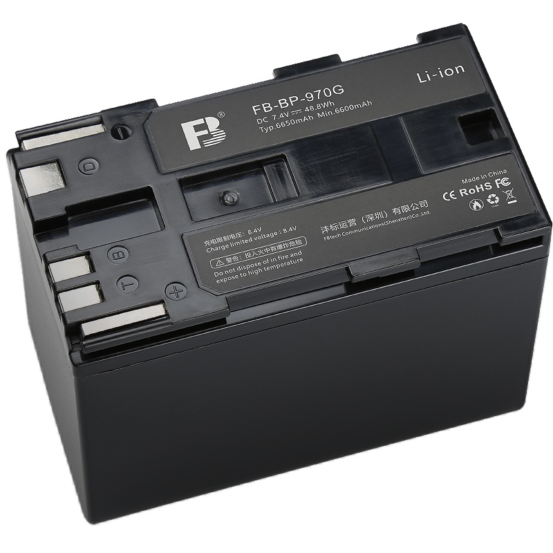 FB沣标BP970G电池适用佳能XF305 XF300 XF105 XF100 C300 C500 C500PL数码相机