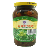[中华特色馆]高邮馆扬州三和四美酱菜 什锦菜1瓶 375克 华东