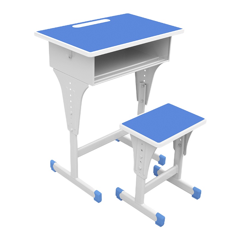 鑫金虎 课桌椅组合培训桌辅导可升降单人课桌含椅子