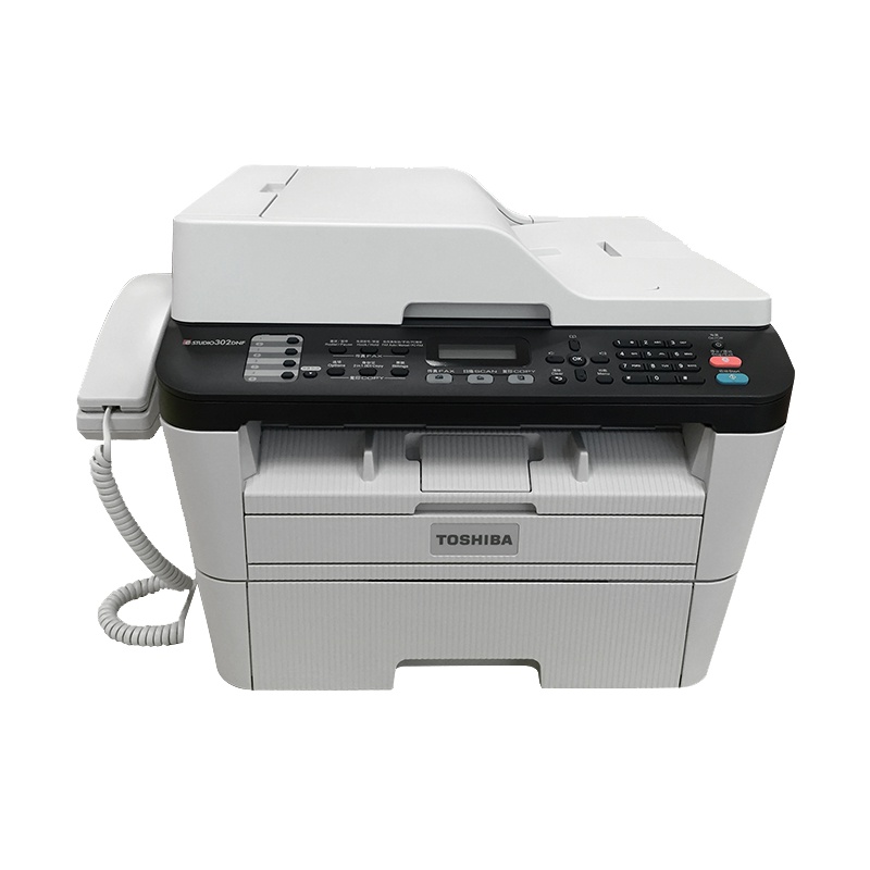 东芝(TOSHIBA)e-STUDIO302DNF A4激光多功能一体机(主机+听筒)