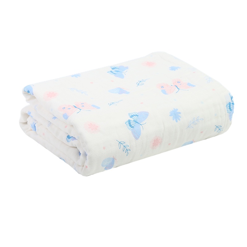 洁丽雅婴儿浴巾纯棉超柔吸水洗澡纱布被子幼儿童宝宝新生婴儿用品