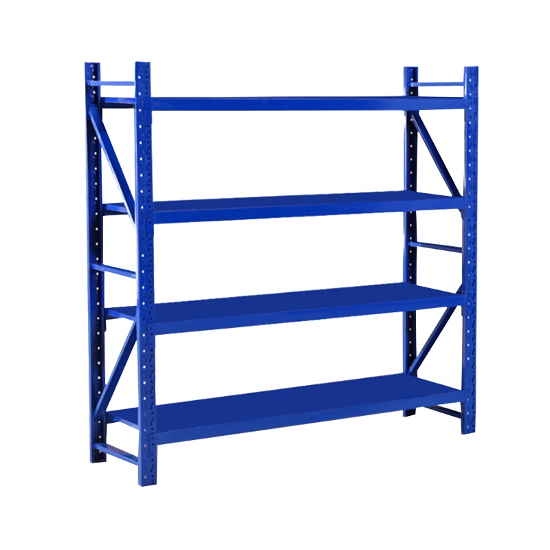 匡大 货架多层仓储货架钢制置物架一组四层钢架 KDH016