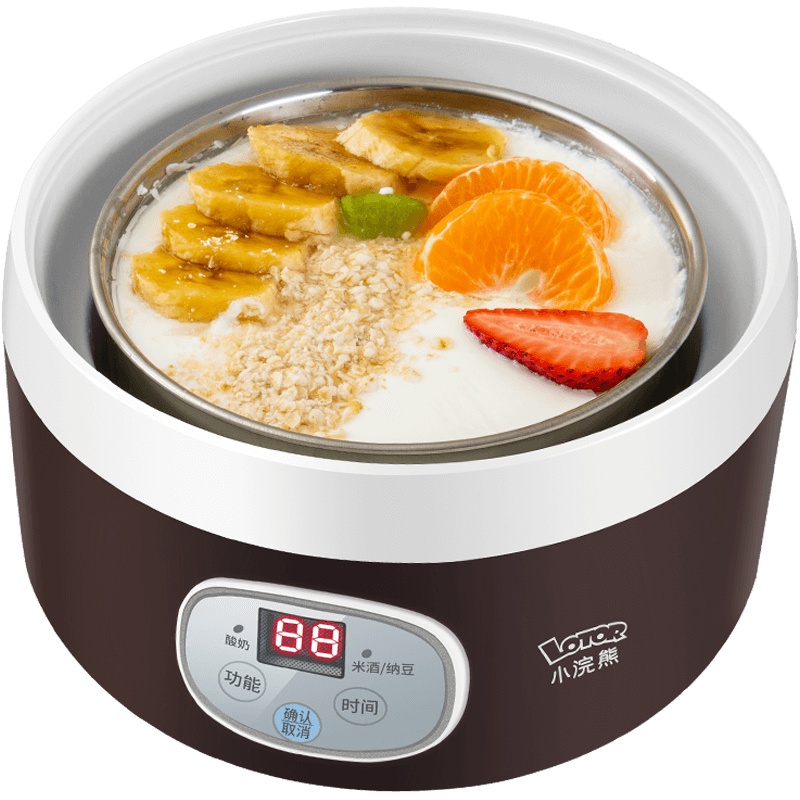 小浣熊酸奶机家用全自动多功能迷你小型不锈钢内胆智能自制发酵米酒