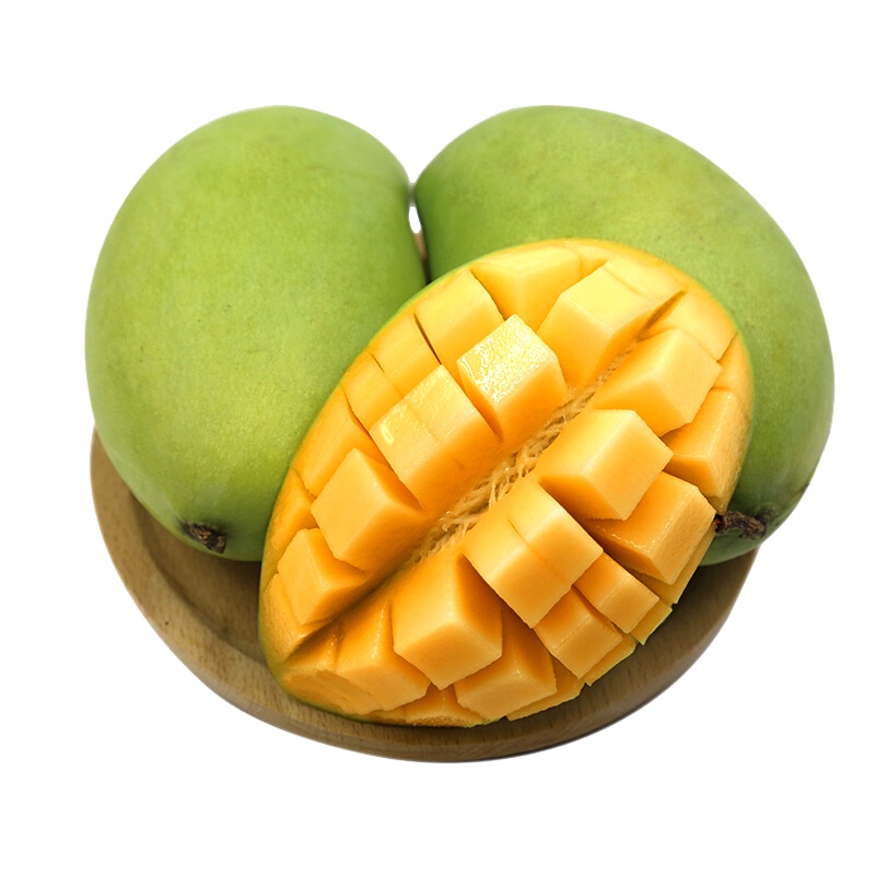 展卉越南芒果新鲜单果200g 带箱10斤 青芒果当季玉芒甜心大芒果水果