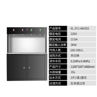 Tri-polarZQ商用净水器50-200人大型直饮机 RO反渗透节能开水器XL-ZYJ-4W355 2开1温1直饮